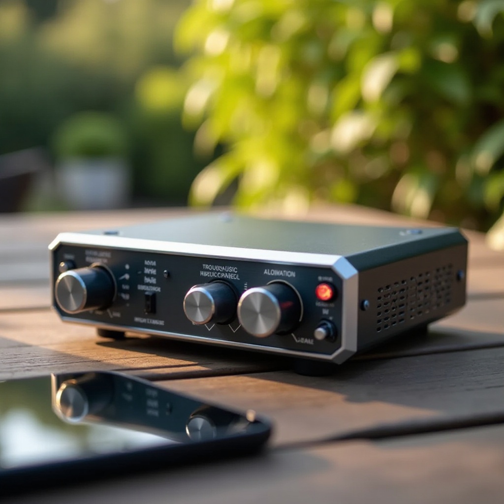amplificateur bluetooth pour haut-parleurs extérieurs