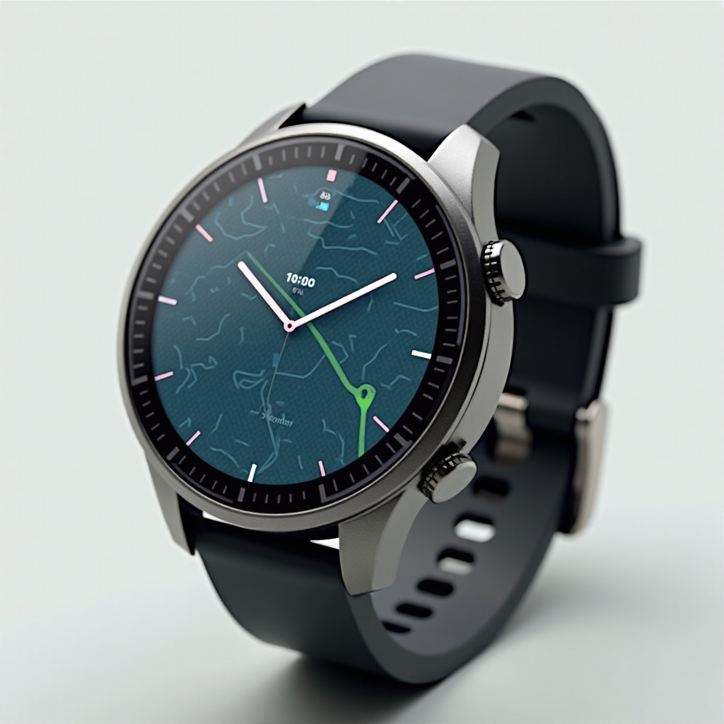 montre connectée gps avec cartographie