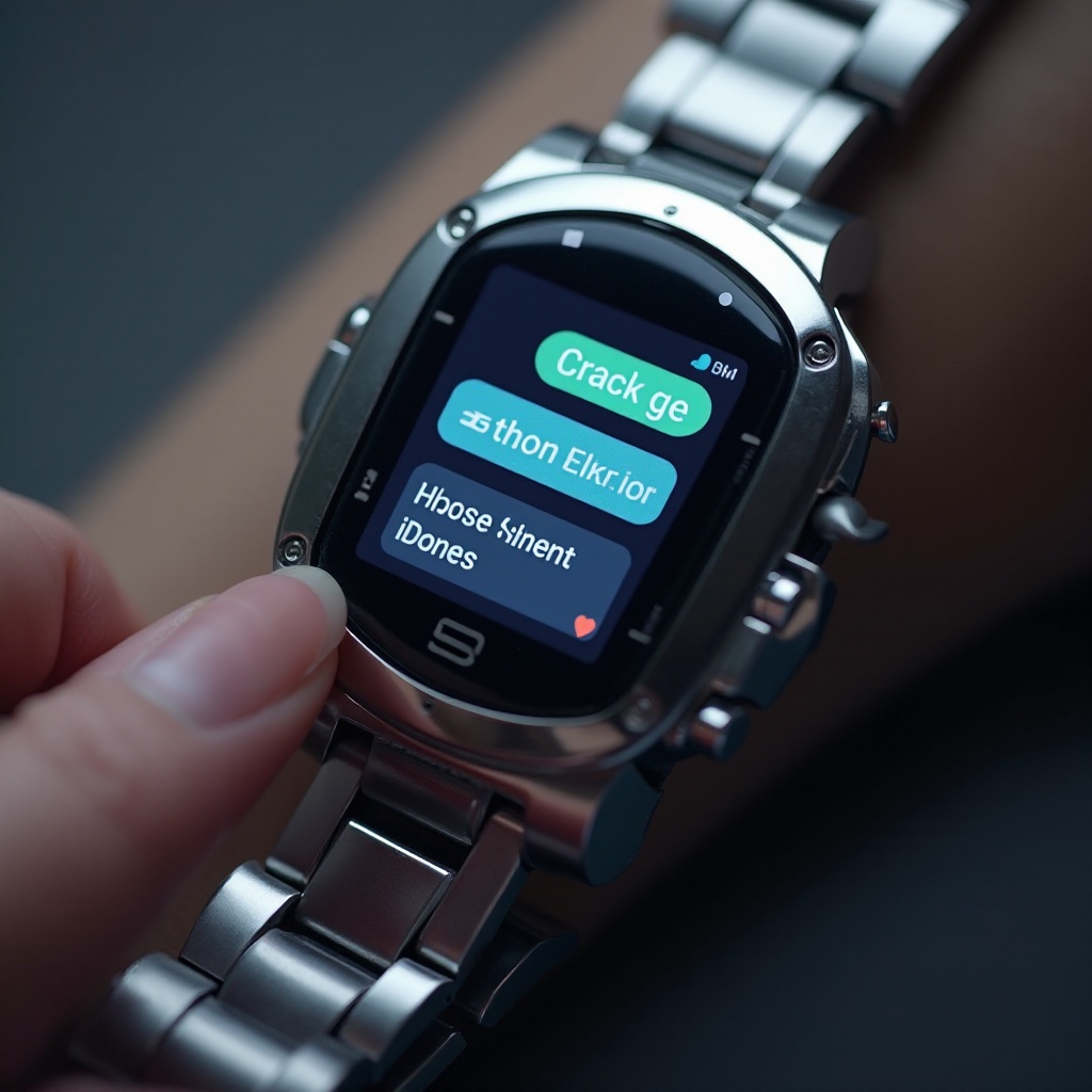comment envoyer un message sur une montre connectée