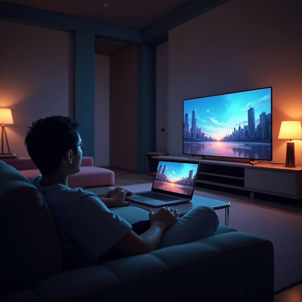 wie teile ich meinen Bildschirm auf meinem Fernseher