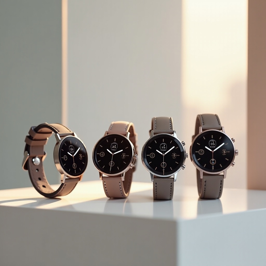runde Smartwatch kompatibel mit iPhone