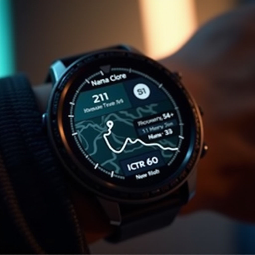 montre connectée distance parcourue