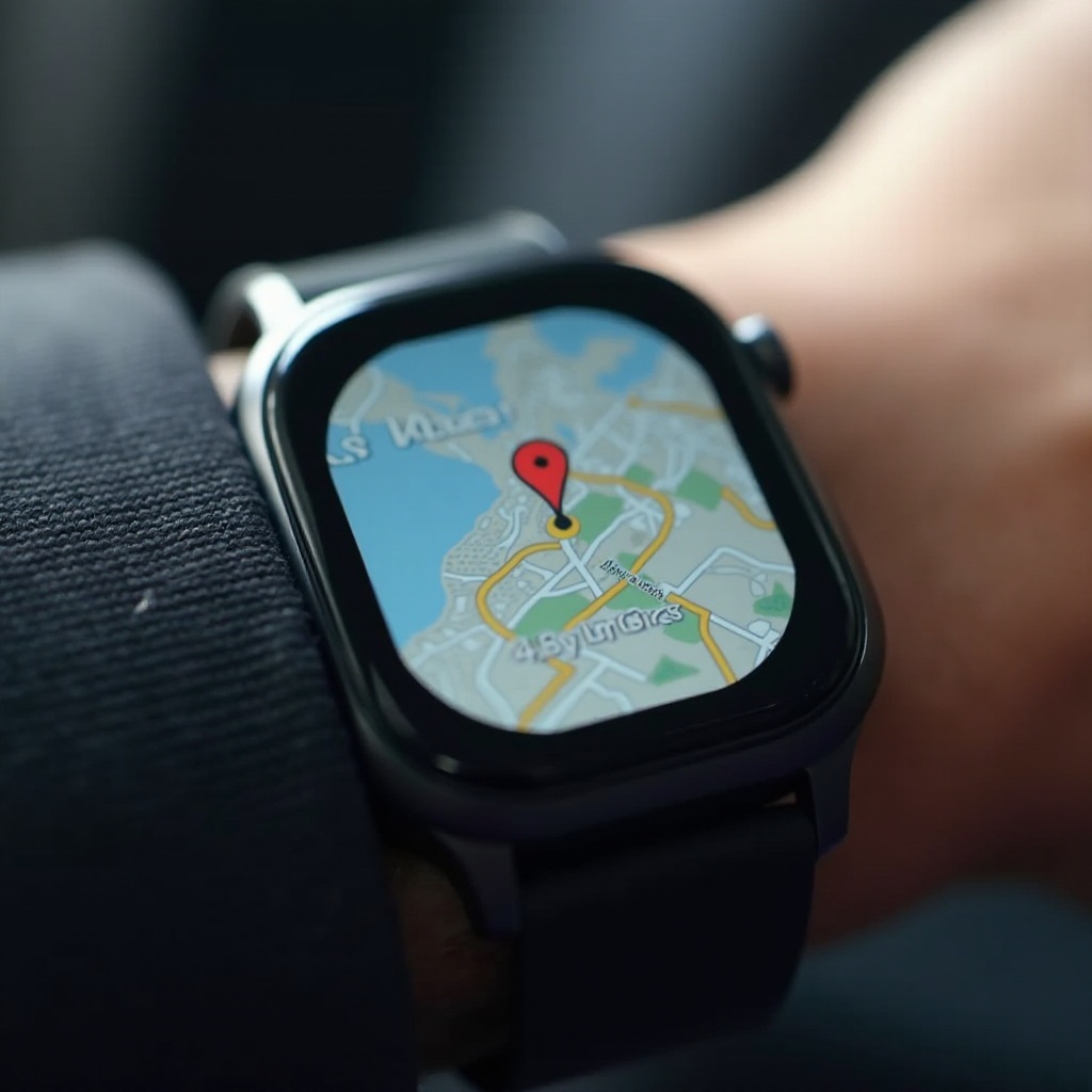 google maps sur montre connectée